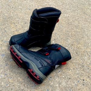 Black kids L.L. Bean snow boots